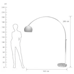 BOW Standleuchte Mit Marmorfuß -Butlers 10190507 2