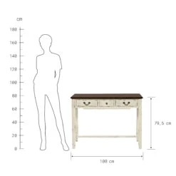 CABOTT COVE Konsolentisch Mit 3 Schubladen -Butlers 10194006 3