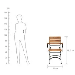PARKLIFE Gartenstuhl Klappbar -Butlers 10196298 2