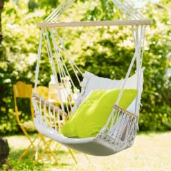 BABOON Hängesessel Mit Holzarmlehnen 24 BABOON Hängesessel Mit Holzarmlehnen -Butlers 10202362 1