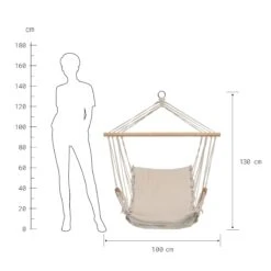 BABOON Hängesessel Mit Holzarmlehnen 25 BABOON Hängesessel Mit Holzarmlehnen -Butlers 10202362 2