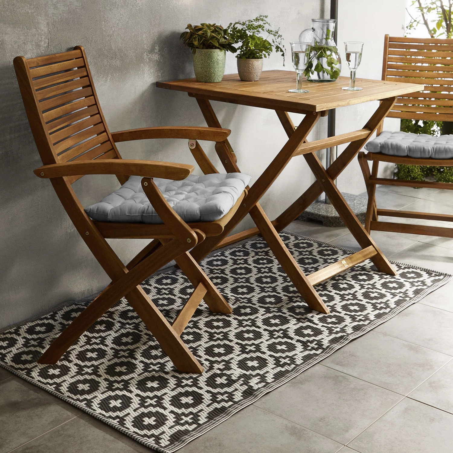 COLOUR CLASH In- & Outdoor-Teppich Mosaik L 150 X B 90cm 4 COLOUR CLASH In- & Outdoor-Teppich Mosaik L 150 X B 90cm – Bild 2