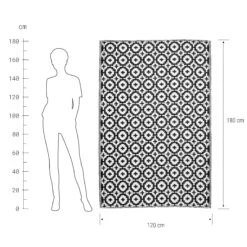 COLOUR CLASH In- & Outdoorteppich Mosaik L 180 X B 118cm -Butlers 10206897 2