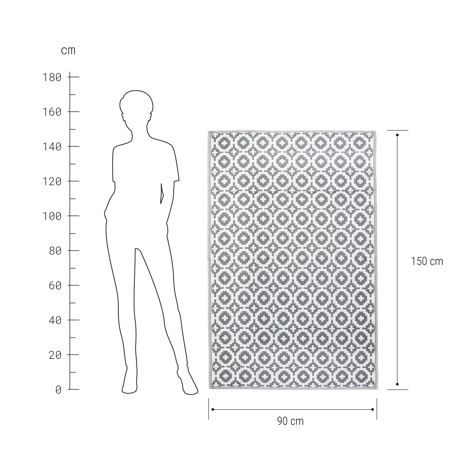 COLOUR CLASH In- & Outdoor-Teppich Mosaik L 150 X B 90cm 16 COLOUR CLASH In- & Outdoor-Teppich Mosaik L 150 X B 90cm – Bild 14