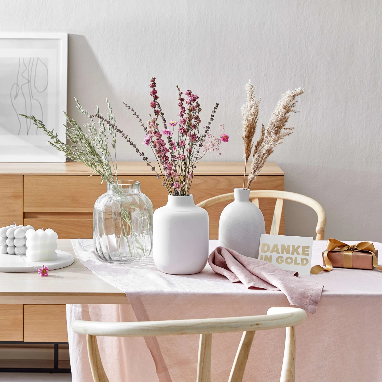 BELLE BLANC Vase Höhe 20 Cm 4 BELLE BLANC Vase Höhe 20 Cm – Bild 2