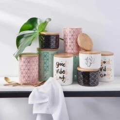 QUEEN IT Aufbewahrungsdose Zickzack 1000ml 7 QUEEN IT Aufbewahrungsdose Zickzack 1000ml -Butlers 10212281 2