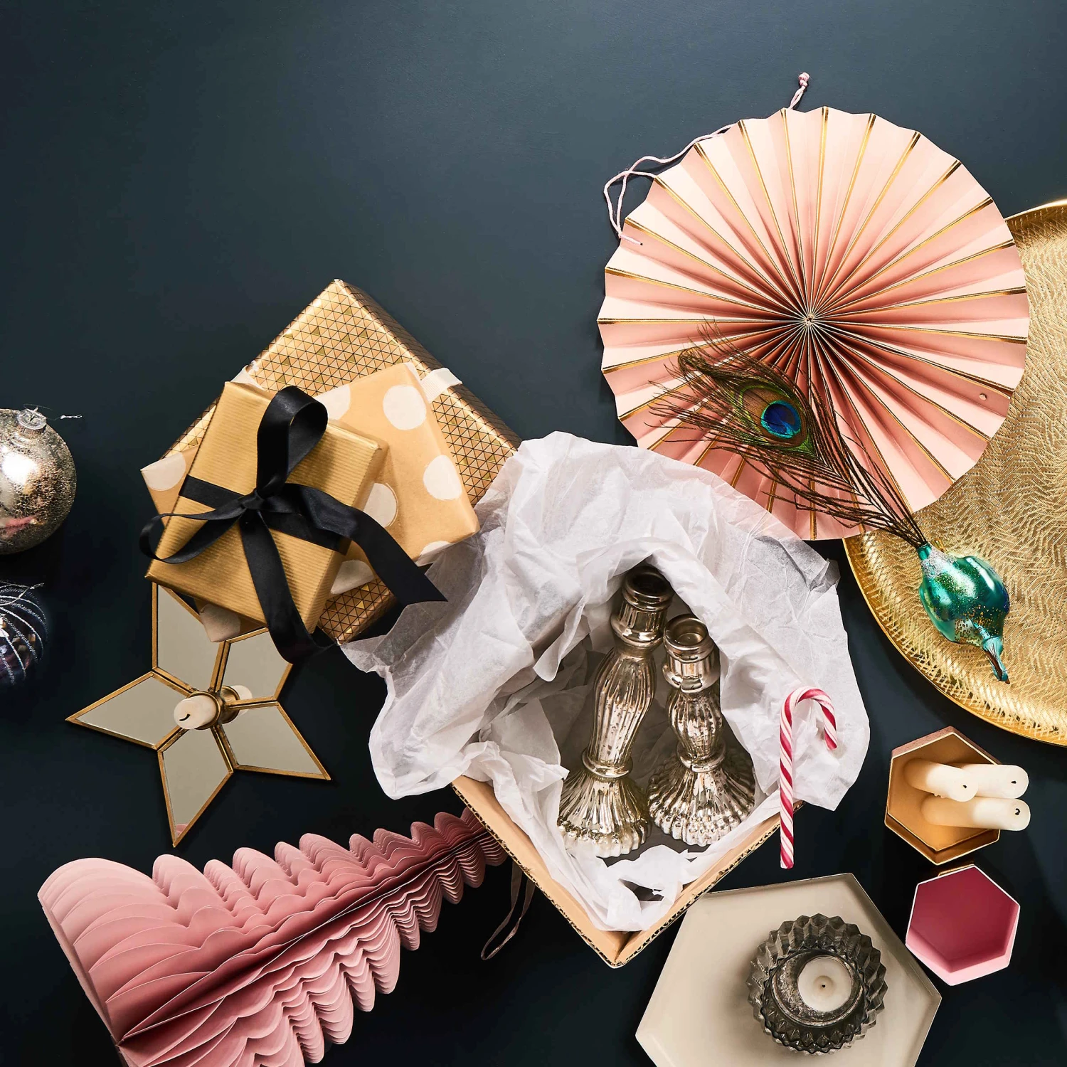 GOLDEN STAR Deko-Teller Ø38cm 6 GOLDEN STAR Deko-Teller Ø38cm – Bild 4