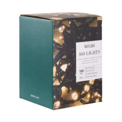 160 LIGHTS LED-Lichterkette 160 Lichter Outdoor -Butlers 10212620 2