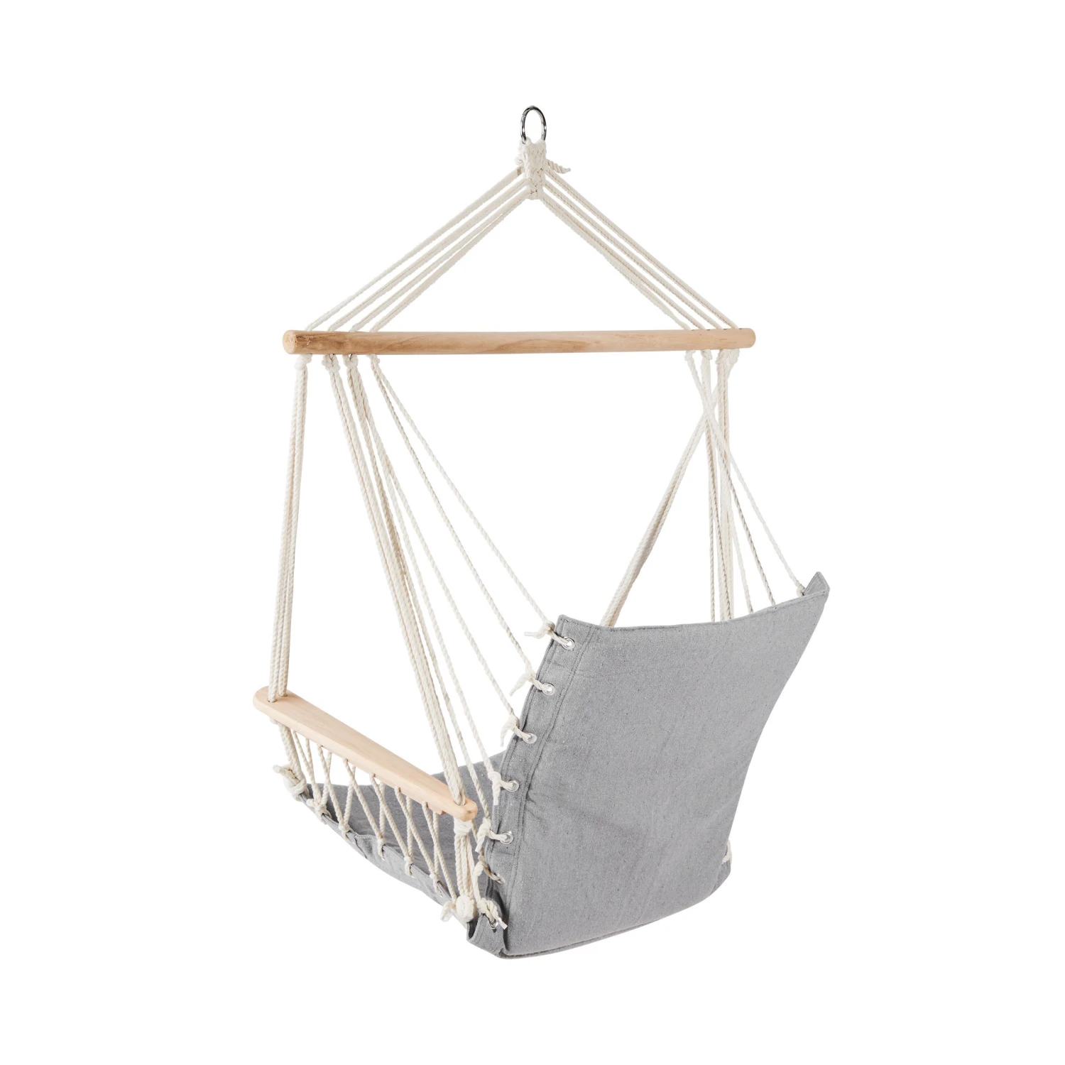 BABOON Hängesessel Mit Holzarmlehnen 6 BABOON Hängesessel Mit Holzarmlehnen – Bild 4