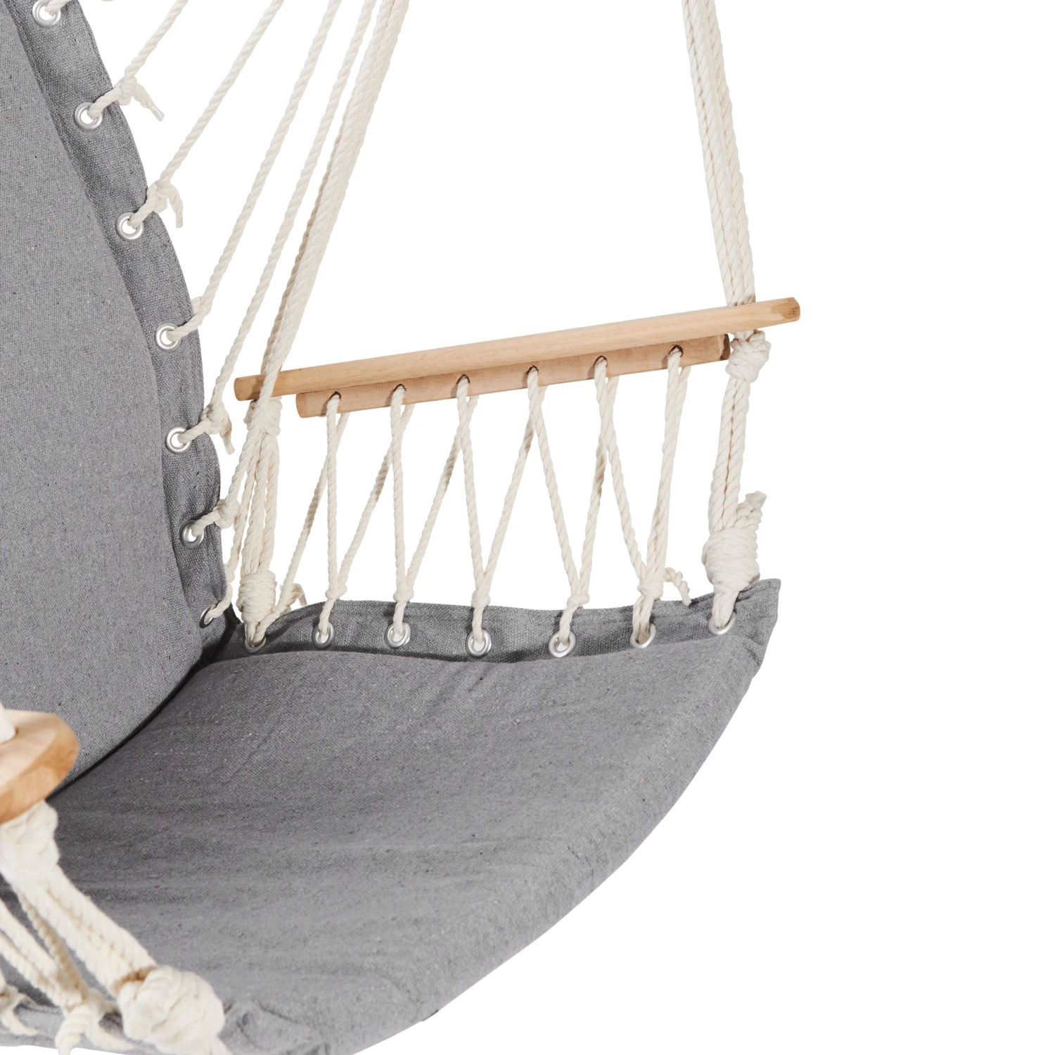 BABOON Hängesessel Mit Holzarmlehnen 7 BABOON Hängesessel Mit Holzarmlehnen – Bild 5