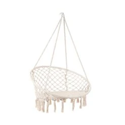 Butlers 11 PARADISE NOW Hängesessel Mit Fransen Ø100cm