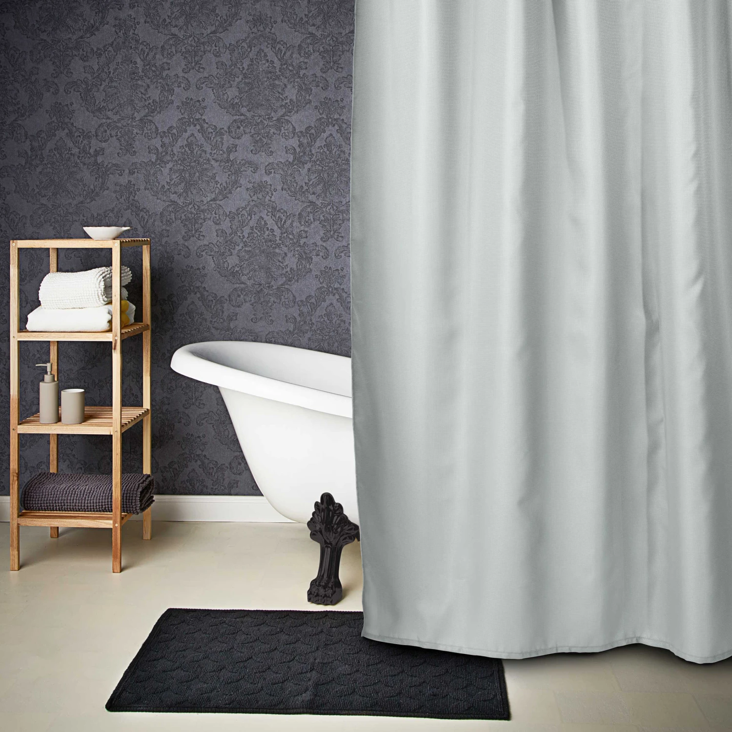 WET WET WET Duschvorhang Waffeloptik 6 WET WET WET Duschvorhang Waffeloptik – Bild 5