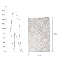 COLOUR CLASH In- & Outdoor-Teppich Ethno L 150 X B 90cm -Butlers 10214542 2