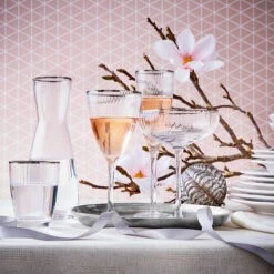 GOLDEN TWENTIES Karaffe Mit Goldrand Und Rillen 1l -Butlers 10216983 7