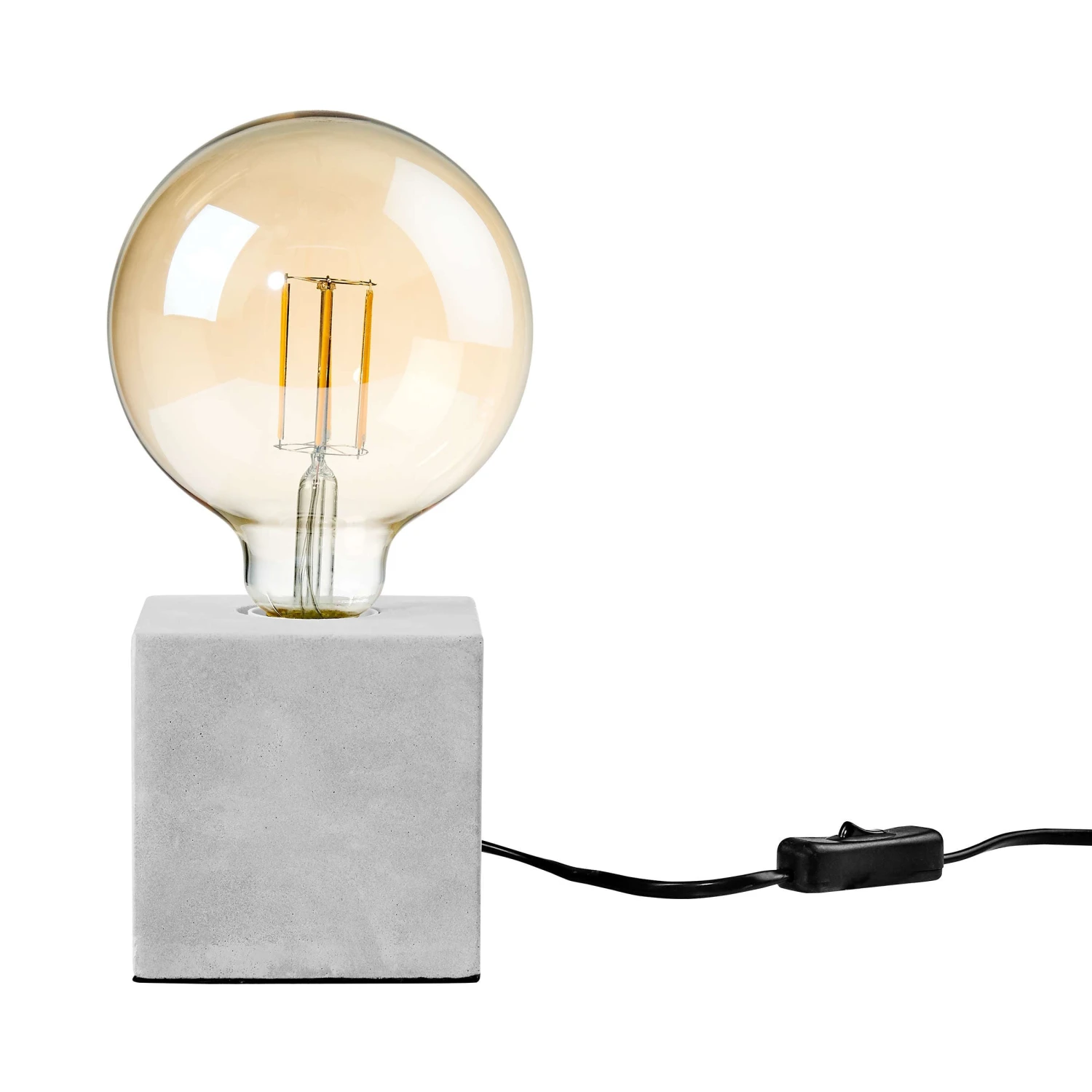 STILO Tischleuchte Mit Betonfuß 10x10 Cm 7 STILO Tischleuchte Mit Betonfuß 10x10 Cm – Bild 5
