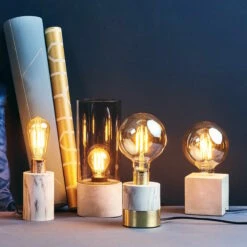 STILO Tischleuchte Mit Betonfuß 10x10 Cm 17 STILO Tischleuchte Mit Betonfuß 10x10 Cm -Butlers 10217783 7