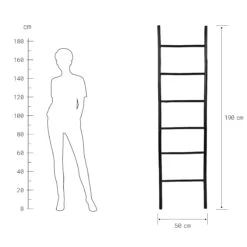 SAFARI Deko-Leiter 30 SAFARI Deko-Leiter -Butlers 10218781 2