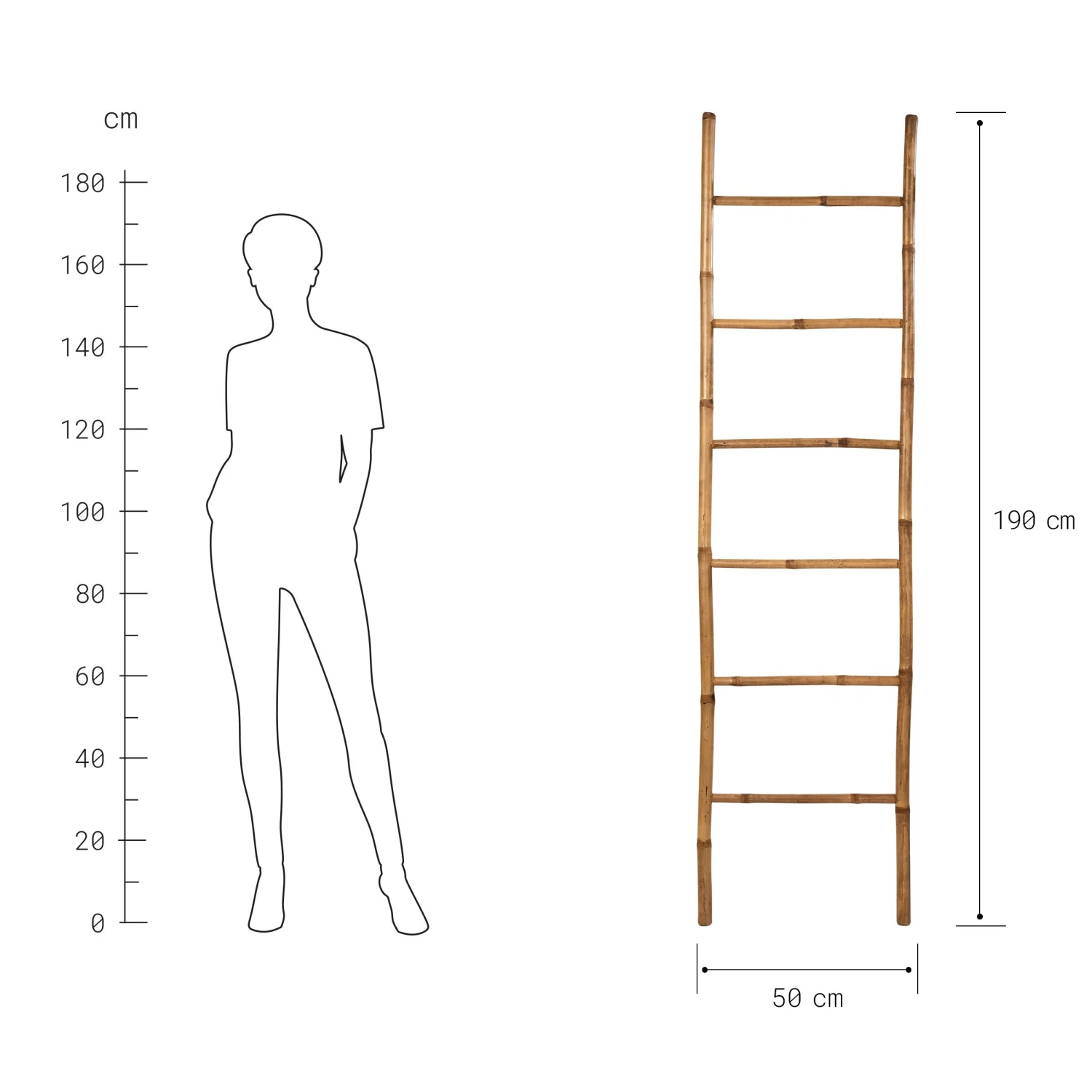 SAFARI Deko-Leiter 5 SAFARI Deko-Leiter – Bild 3