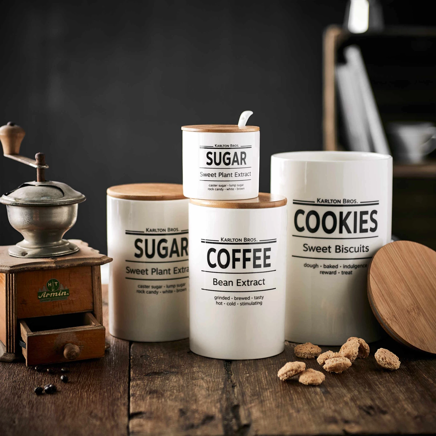 KARLTON BROS. Vorratsdose Sugar 1100ml 4 KARLTON BROS. Vorratsdose Sugar 1100ml – Bild 2