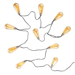 BULB LIGHTS LED Lichterkette Mit Naturseil 10 Lichter Und Stecker 9 BULB LIGHTS LED Lichterkette Mit Naturseil 10 Lichter Und Stecker -Butlers 10220250 2