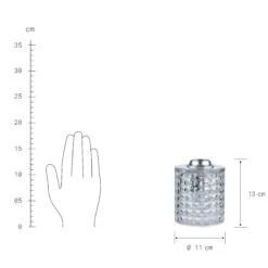 STILO Tischleuchte Glas Ø11cm -Butlers 10220800 2