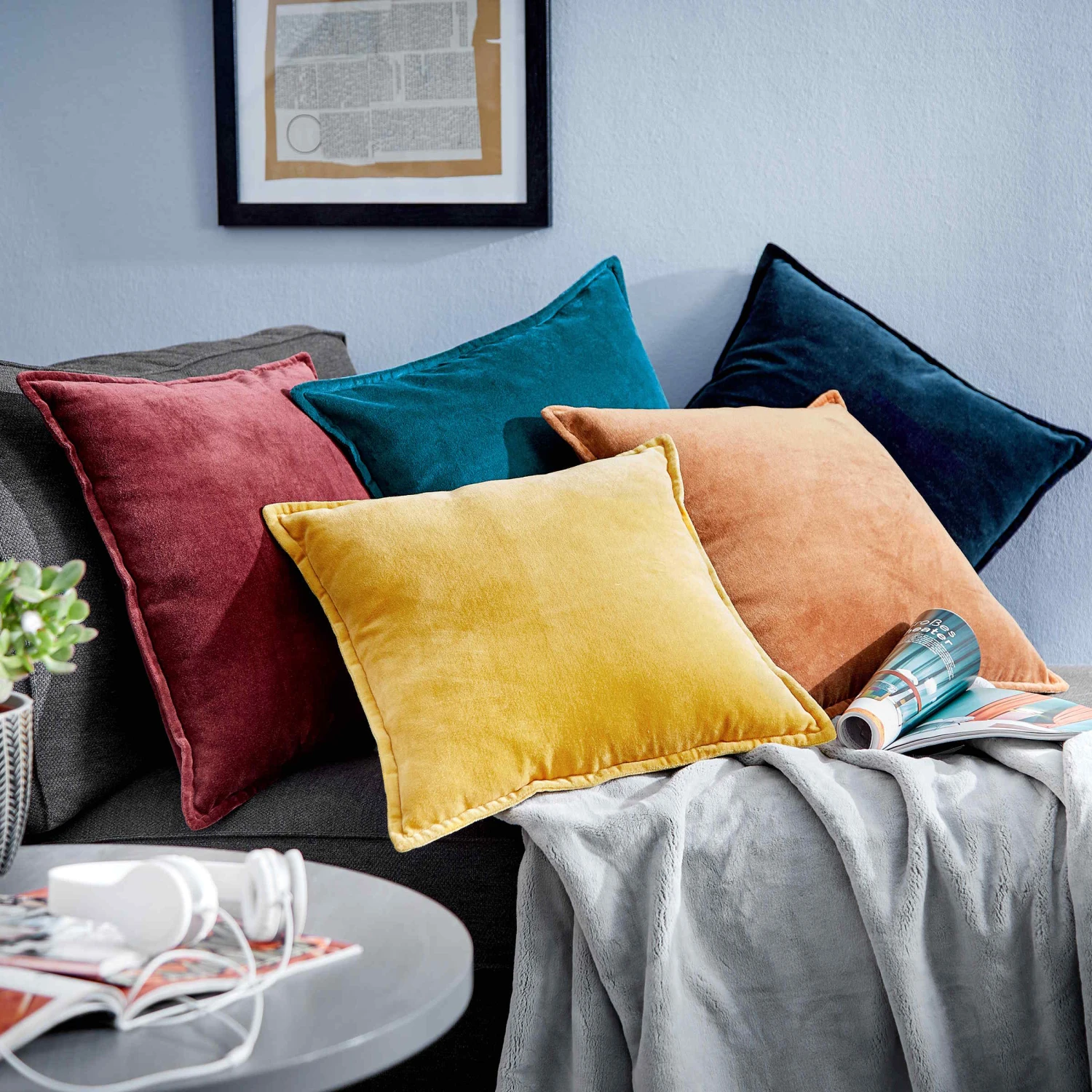 COTTON VELVET Kissen L 45 X B 45cm 18 COTTON VELVET Kissen L 45 X B 45cm – Bild 16