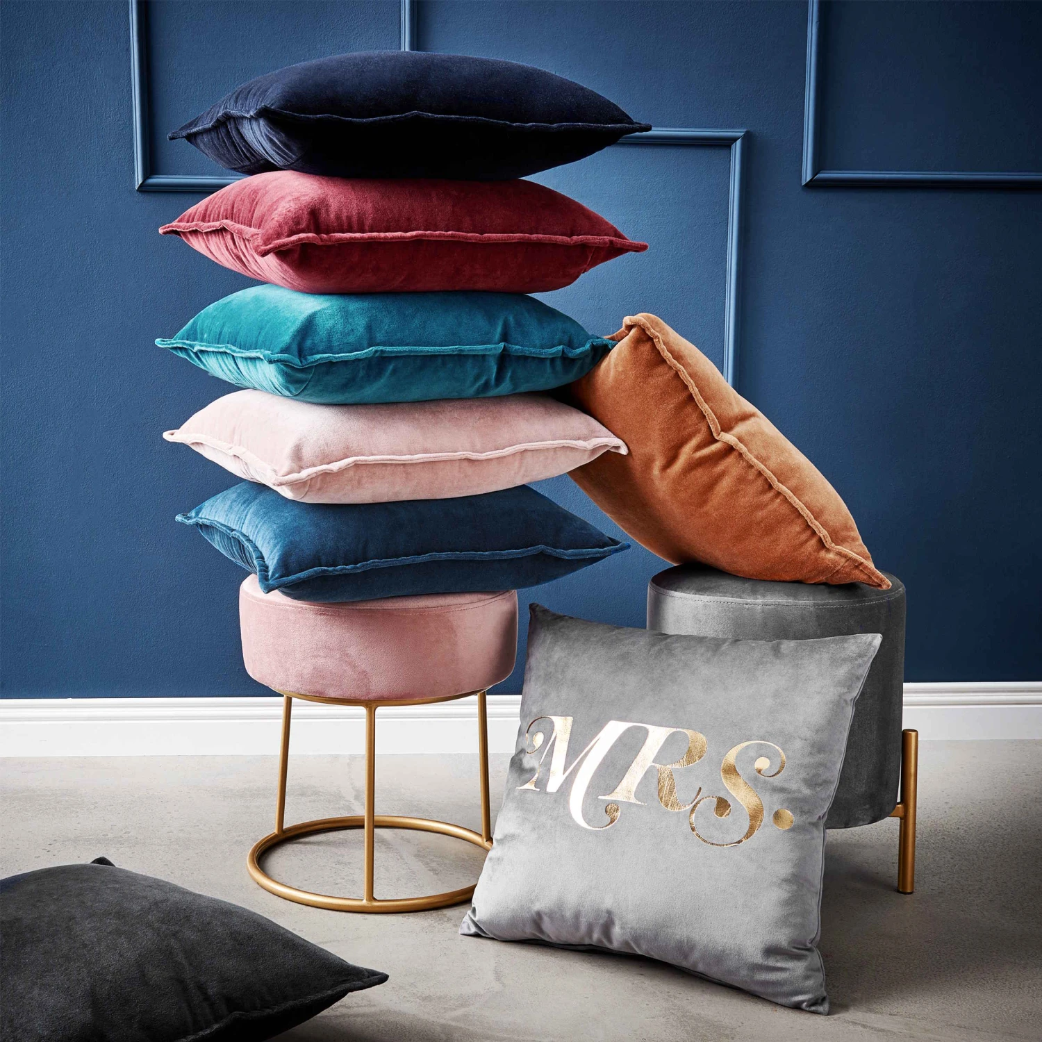 COTTON VELVET Kissen L 45 X B 45cm 20 COTTON VELVET Kissen L 45 X B 45cm – Bild 18