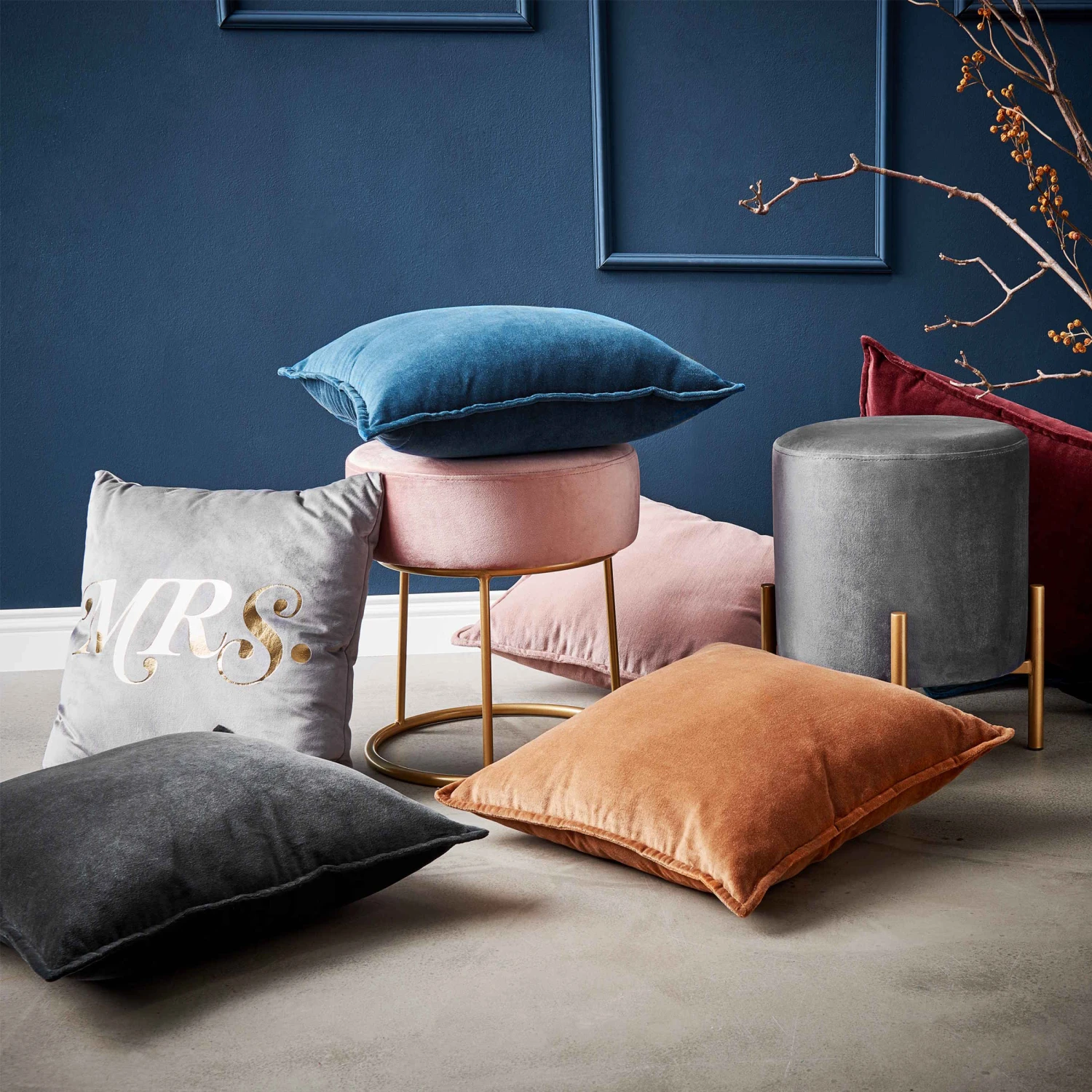 COTTON VELVET Kissen L 45 X B 45cm 21 COTTON VELVET Kissen L 45 X B 45cm – Bild 19