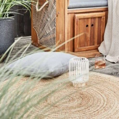 ALL NATURE Hanf-Teppich Ø110cm -Butlers 10221289 5