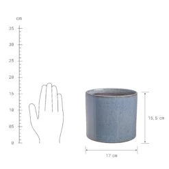 GLAZE Blumentopf Ø17cm -Butlers 10222088 3