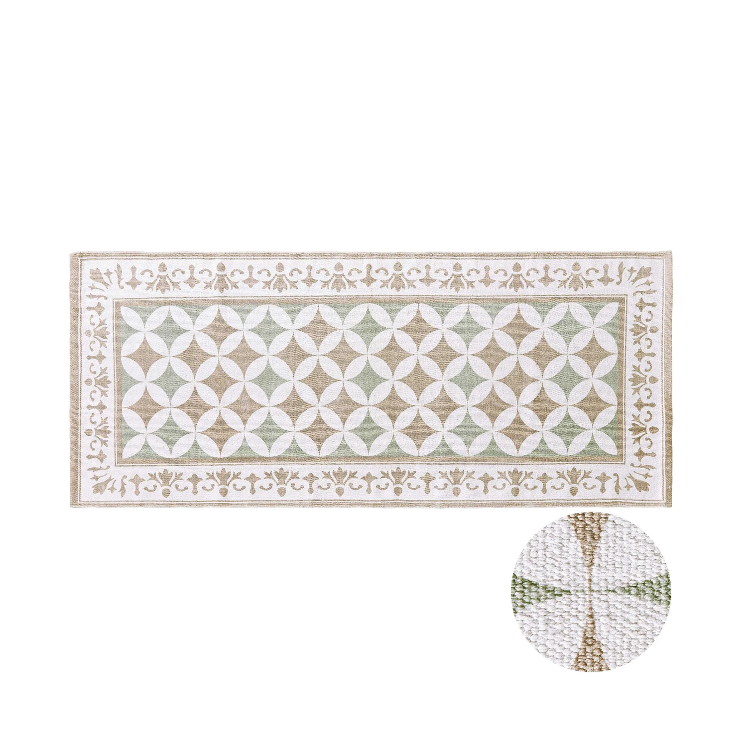 SILENT DANCER Läufer Kacheln L 70 X B 170cm 3 SILENT DANCER Läufer Kacheln L 70 X B 170cm