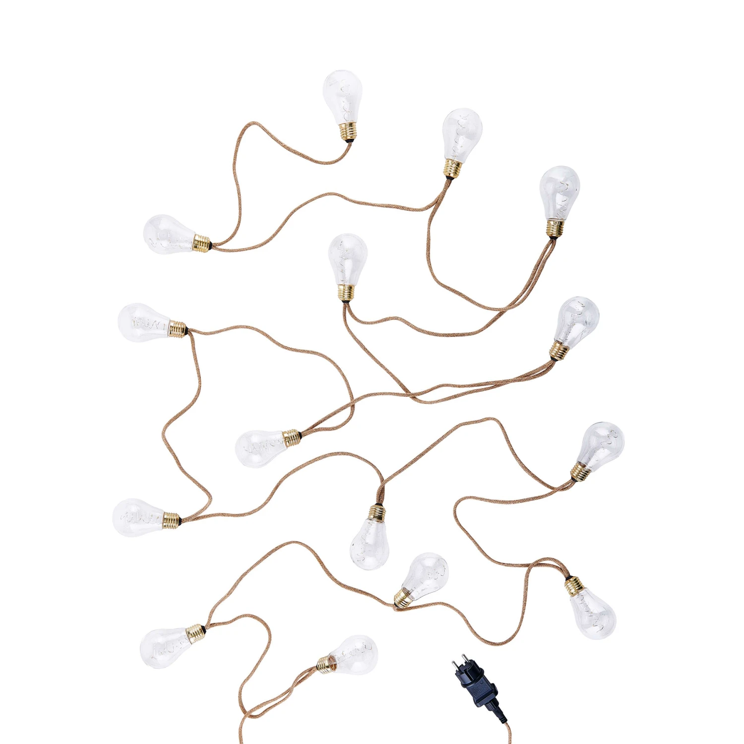 BULB LIGHTS LED Lichterkette Mit Naturseil 15 Lichter Und Stecker 4 BULB LIGHTS LED Lichterkette Mit Naturseil 15 Lichter Und Stecker – Bild 2