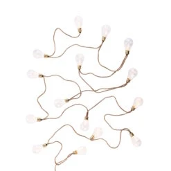 BULB LIGHTS LED Lichterkette Mit Naturseil 15 Lichter Und Stecker 11 BULB LIGHTS LED Lichterkette Mit Naturseil 15 Lichter Und Stecker -Butlers 10222834 2
