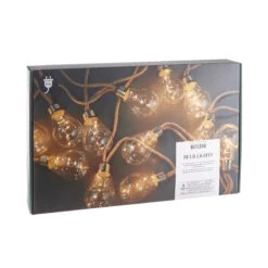 BULB LIGHTS LED Lichterkette Mit Naturseil 15 Lichter Und Stecker 12 BULB LIGHTS LED Lichterkette Mit Naturseil 15 Lichter Und Stecker -Butlers 10222834 3