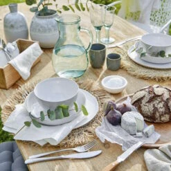 RAFFIA Platzset Mit Fransen Ø41cm 11 RAFFIA Platzset Mit Fransen Ø41cm -Butlers 10222859 3