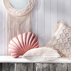 MACRAMÉ Kissen ZickZack L 45 X B 45cm -Butlers 10222953 8