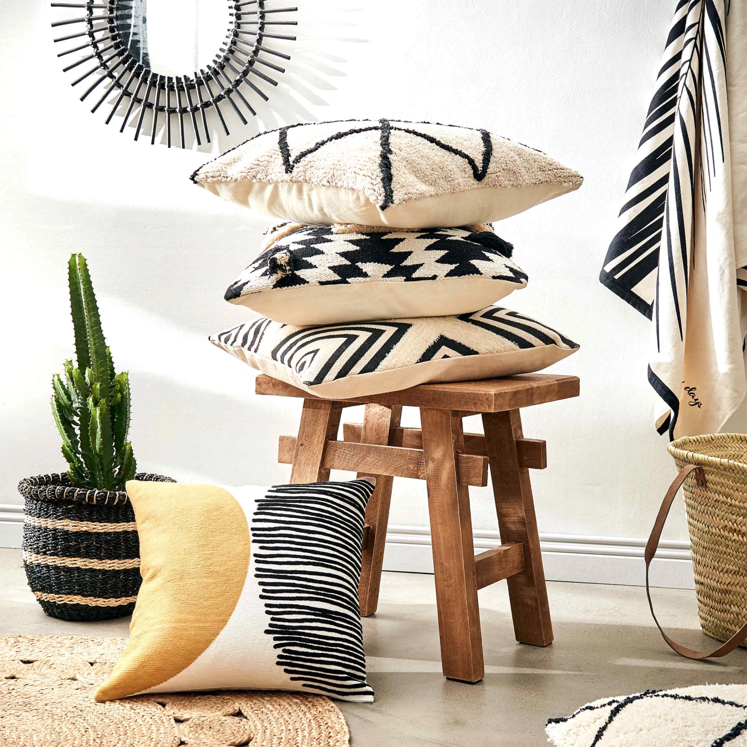 EASY ETHNO Kissen L 45 X B 45cm 4 EASY ETHNO Kissen L 45 X B 45cm – Bild 2