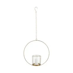 LUNA Hängedeko-Ring Mit Glaseinsatz Ø40cm 9 LUNA Hängedeko-Ring Mit Glaseinsatz Ø40cm -Butlers 10223518 2