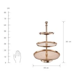 BANQUET Etagere 3-stufig Höhe 66cm 11 BANQUET Etagere 3-stufig Höhe 66cm -Butlers 10223519 3