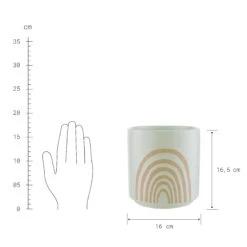 HAPPY RAINBOW Blumentopf Ø14cm -Butlers 10224337 2