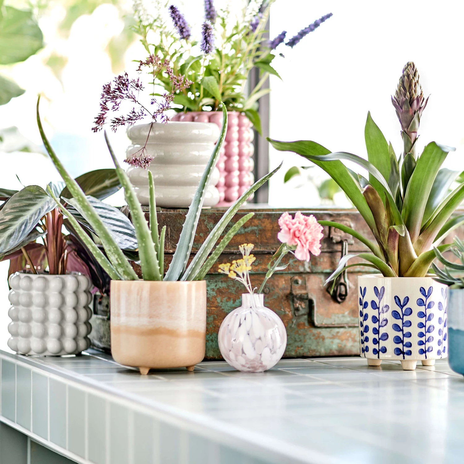 TIDE Blumentopf Mit Füßen Ø14cm 6 TIDE Blumentopf Mit Füßen Ø14cm – Bild 4