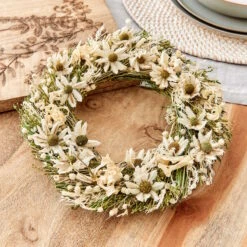 FLOWER MARKET Trockenblumenkranz Bleache Ø25cm -Butlers 10224619 7