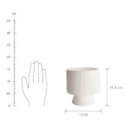 ROME Blumentopf Ø15cm 9 ROME Blumentopf Ø15cm -Butlers 10224658 3