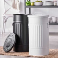 ZINC Mülltonne 'Oskar' 40l -Butlers 10224860 4