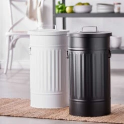 ZINC Mülltonne 'Oskar' 40l -Butlers 10224863 4