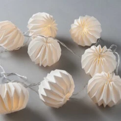 HANAMI LED-Lampions 8 Lichter Mit USB-Batteriefach -Butlers 10224962