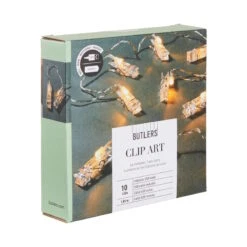 CLIP ART LED-Klammern 10 Lichter Mit USB-Batteriefach -Butlers 10224974 2