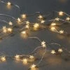 STAR LIGHTS LED-Drahtlichterkette Sterne 100 Lichter Mit USB-Batteriefach
