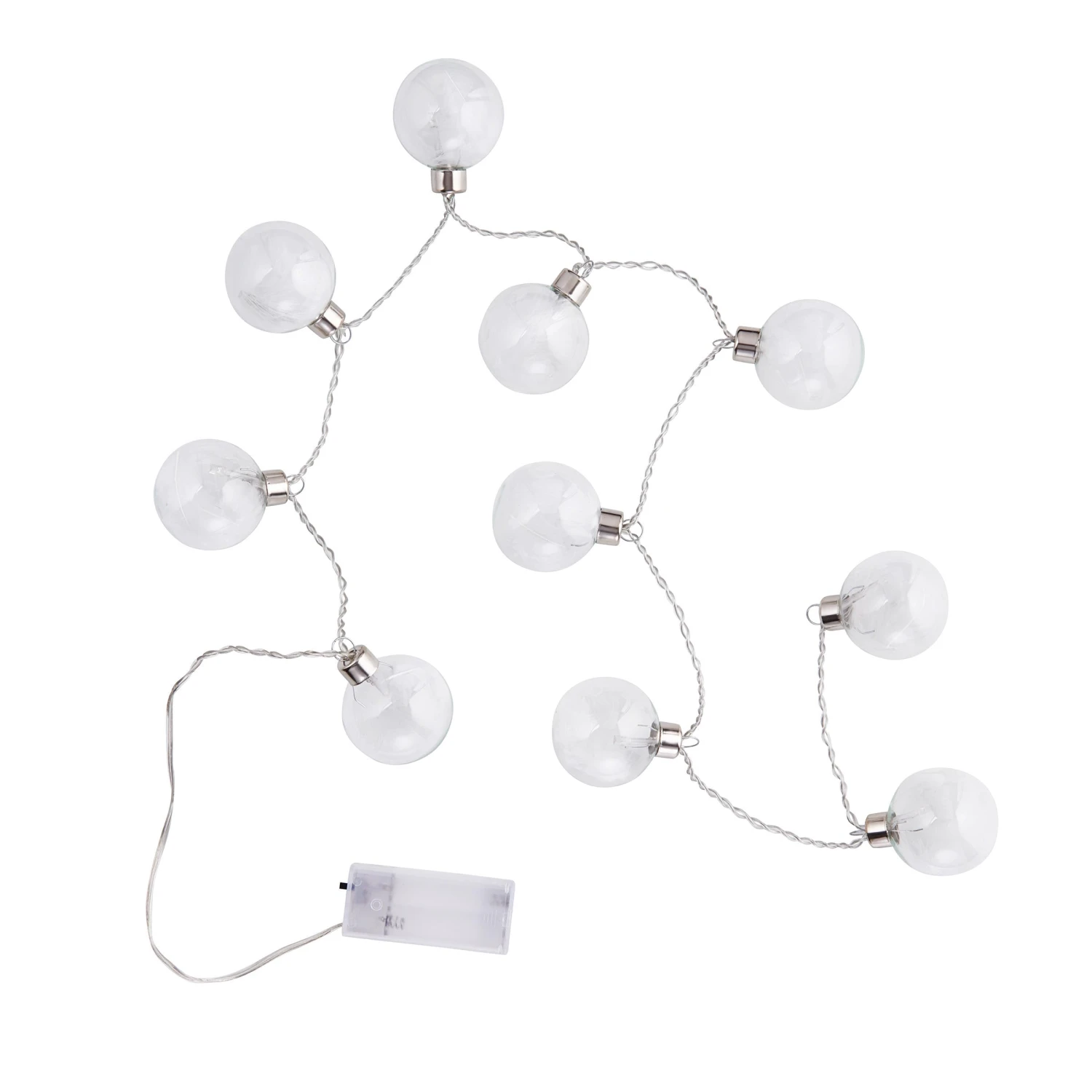 FEATHERS LED-Lichterkette 10 Glaskugeln Mit Federn & USB-Batteriefach 4 FEATHERS LED-Lichterkette 10 Glaskugeln Mit Federn & USB-Batteriefach – Bild 2