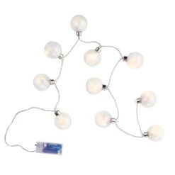 FEATHERS LED-Lichterkette 10 Glaskugeln Mit Federn & USB-Batteriefach 10 FEATHERS LED-Lichterkette 10 Glaskugeln Mit Federn & USB-Batteriefach -Butlers 10225421 3